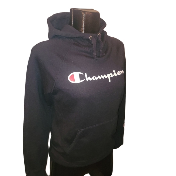 Champion Black Pullover Hoodie XS - Picture 4 of 7